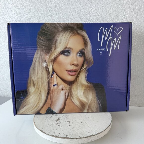 Lane MEGAN MORONEY Smokeshow Womens Cowboy Boots 5 White Western Cowgirl Tall - Picture 12 of 12